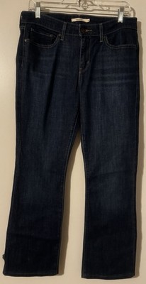 Levis 715 Bootcut Jeans Womens 31x32 Medium Wash Blue Denim Mid Rise Western
