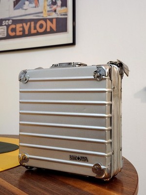 RIMOWA Piccolo MINI Handtasche/handbag - Aluminium - Original pre-LVMH - SELTEN!