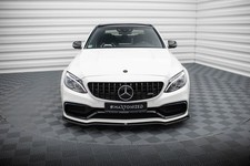 MAXTON FRONTLIPPE V.1 MERCEDES-AMG C63 LIMOUSINE / KOMBI (W205) / S205 SCHWARZ MAXTON FRONTLIPPE V.1 MERCEDES-AMG C63 LIMOUSINE / KOMBI (W205) / S205 SCHWARZ
