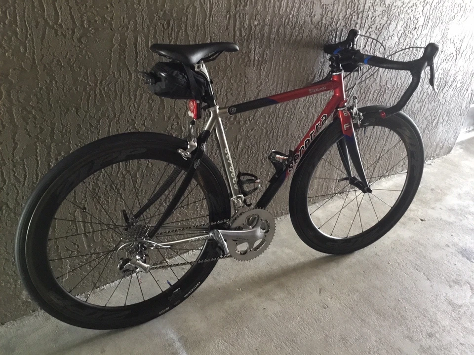 SEROTTA OTTROTT ТИТАНА/УГЛЕРОДА SHIMANO ТВЕРДЫЙ ACE ГРУППЫ КОМПЛЕКТ 404 МОЛНИИ КОЛЕСА - Изображение 4 из 4