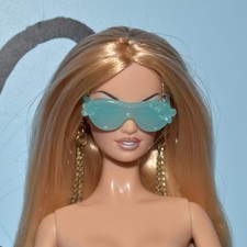 Barbie Light Blue Flower Design Sunglasses Shades Sun Glasses Fashion Accessory