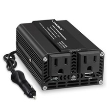 Black 500W Power Inverter for DC 12V to 110V AC Car Plug Adapter
