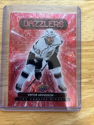 2022-23 Upper Deck Series 1 Viktor Arvidsson Dazzlers Red #DZ-22 LA Kings