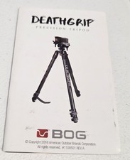 Bog-Pod DeathGrip Precision Tripod CARBON FIBER Bipod
