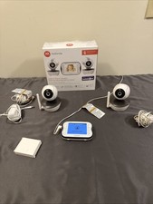 MOTOROLA VIDEO BABY MONITOR 2 Cameras, 3.5" Color MBP43S-2