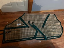 64  Baker Open Front Sheet Green/Plaid