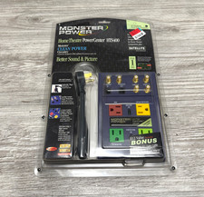 NEW Monster Power HTS 400 Power Strip Surge Protector Home Theatre Power Center