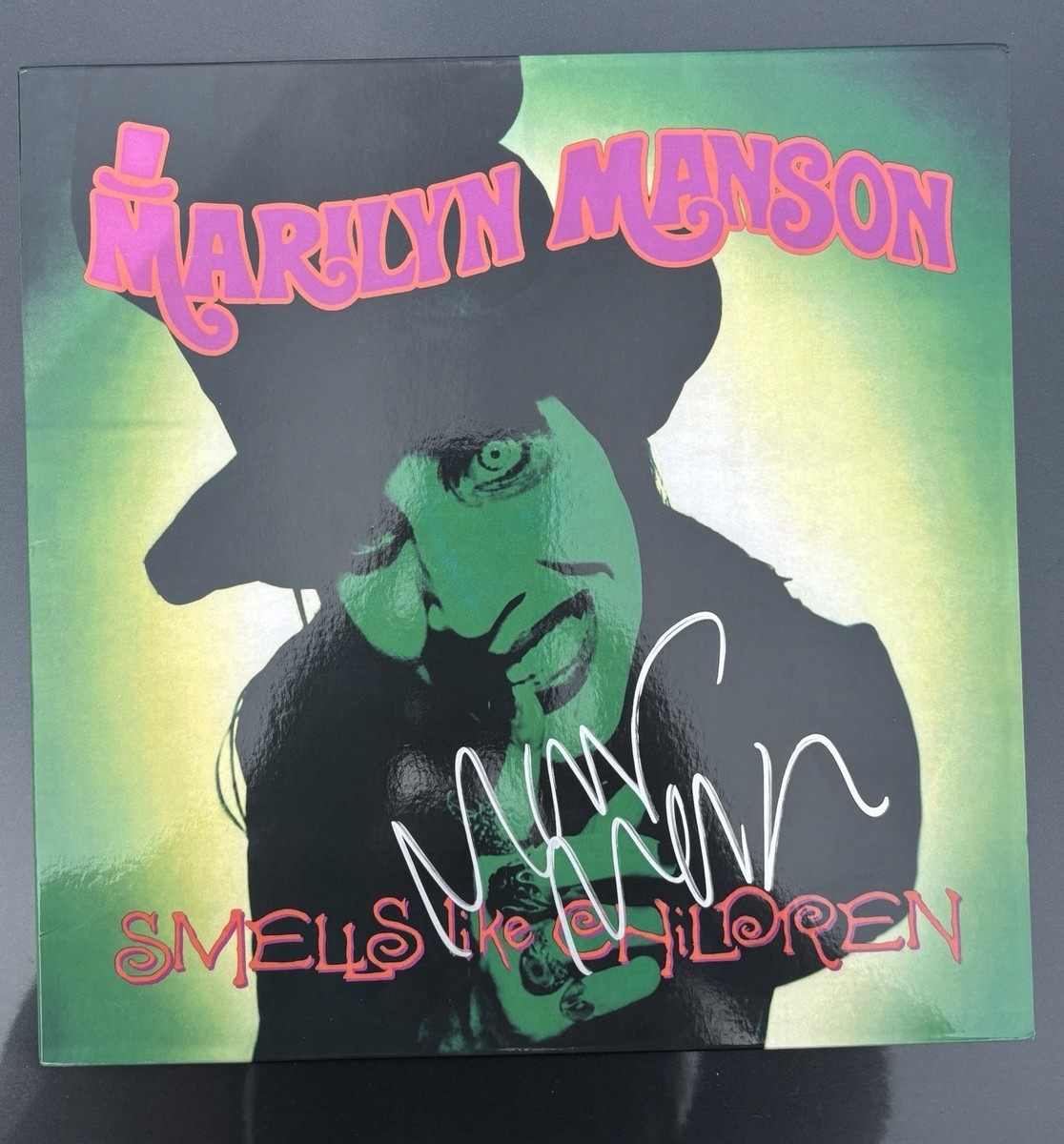 Marilyn Manson Signed Vinyl - Smells Like Children - Vinyl LP | eBay