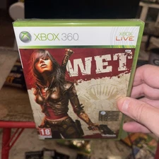 Wet Xbox 360 Pal UK Edition Brand New Factory Sealed Rare Free Ship