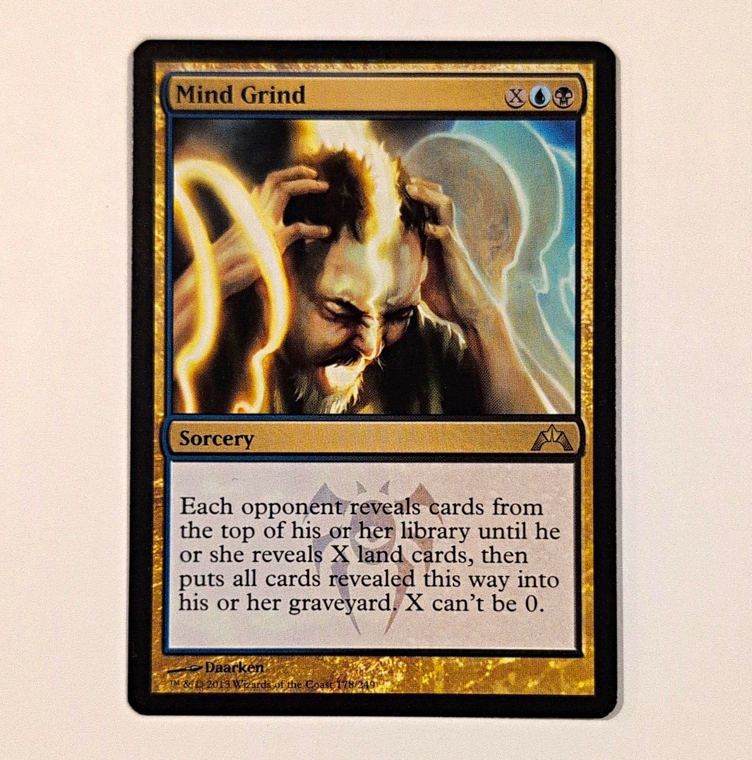 Wizards of the Coast Mind Grind Gatecrash Rare EN 0178 Sorcery Blue/Black