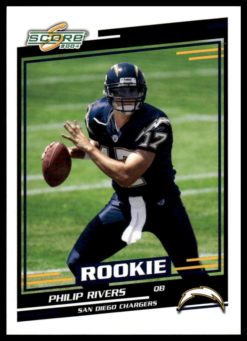 2004 Score Philip Rivers #374 Rookie San Diego Chargers