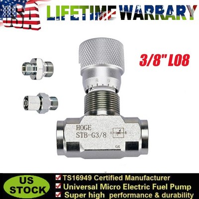 Flow Control bidirectional hydraulic restrictor valve STB-G3/8 W / L08 connector