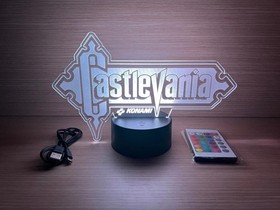 INFO LESEN - Castlevania RGB LED Lampe & Display NES Mega Drive Snes Switch n64