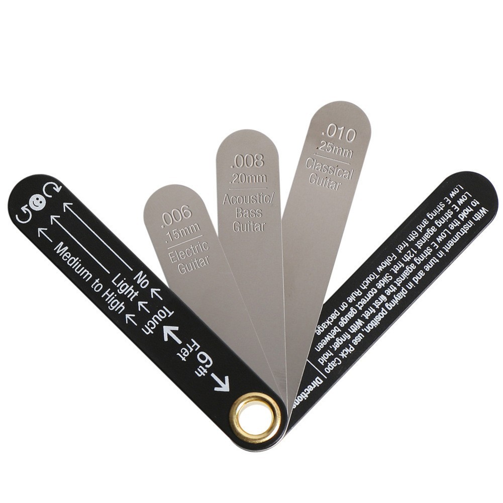 Outil de relief de manche en acier inoxydable pour guitare pour musiciens et tec