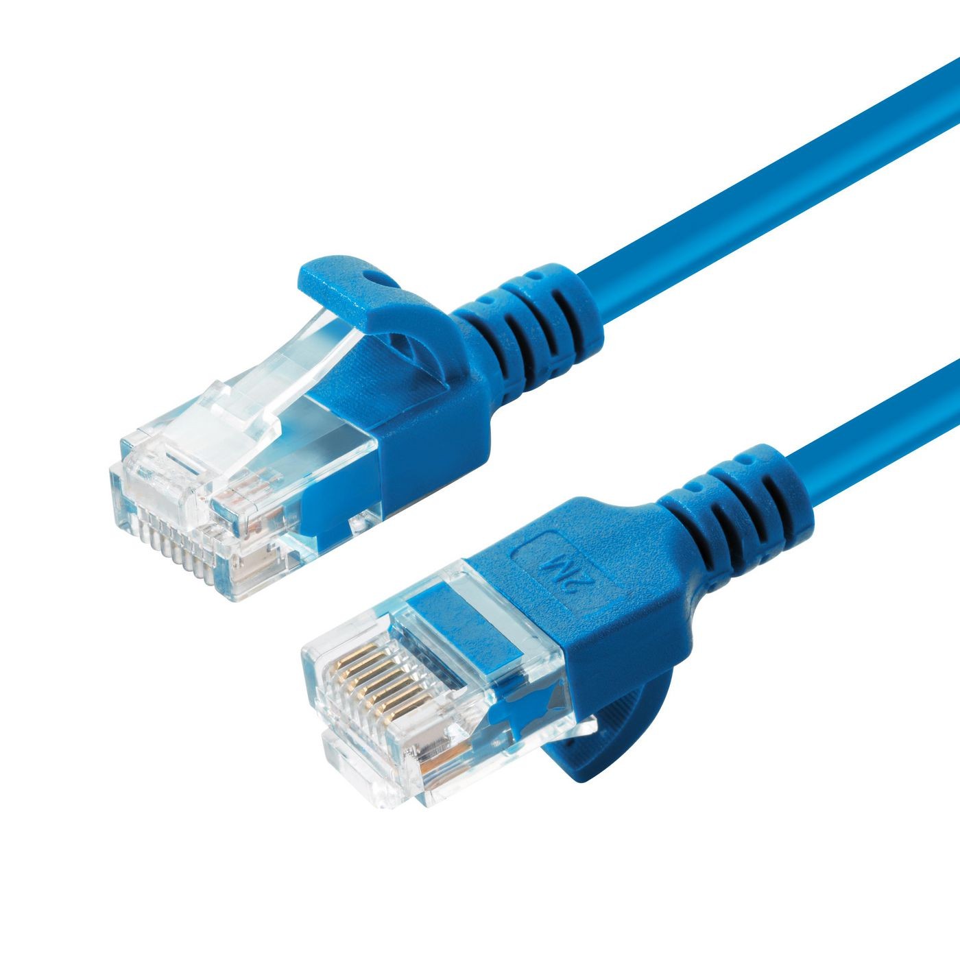 MicroConnect W125628010 U/UTP CAT6A Slim 7.5M Blue