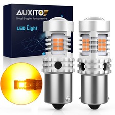 2X BAU15S AUXITO 26SMD LED CANBUS INDICATOR AMBER TURN SIGNAL LIGHT GLOBE BULB