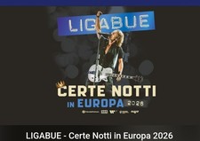 Biglietto Ligabue - Londra Livello 1 - 9 maggio 26