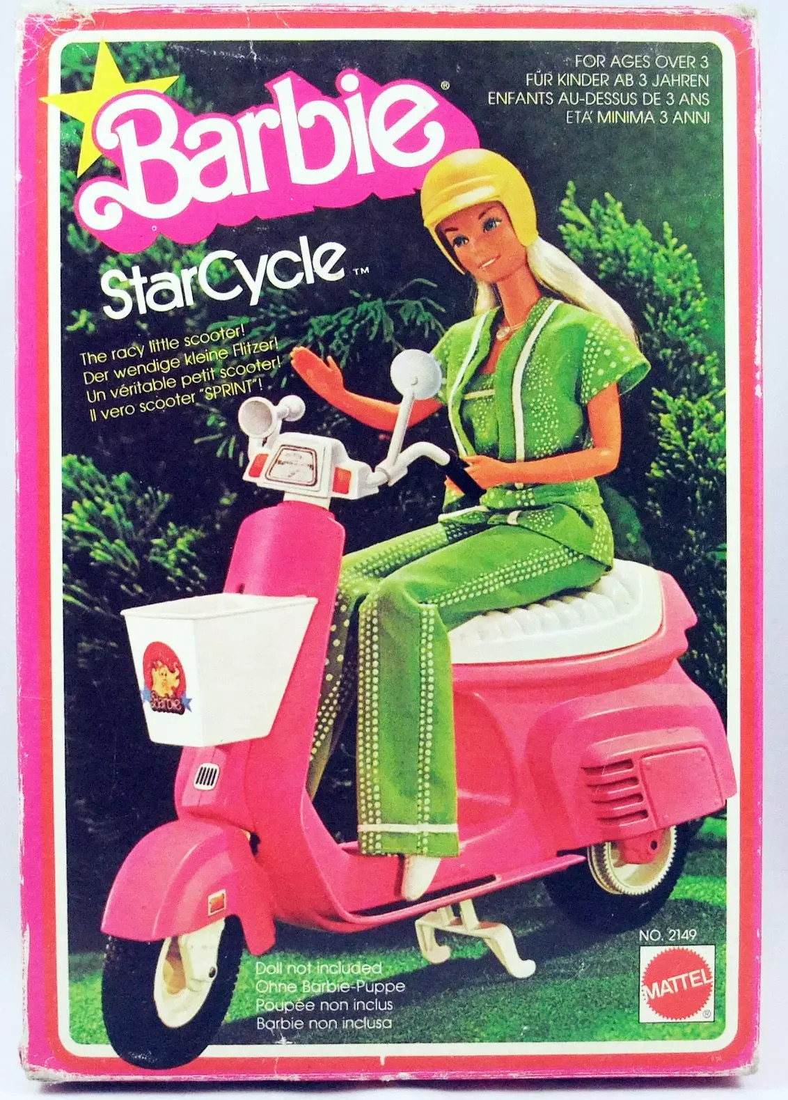 Scooter StarCycle Barbie Mattel 1978 ref 2149 pour retrouver vos plus beaux souvenirs d'enfance