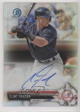2017 Bowman Chrome Prospect Auto Refractor /499 Clint Frazier #CPA-CF Auto