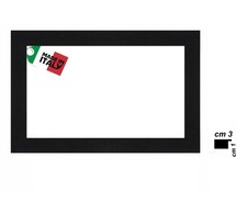 Cornice in legno Nera matta da cm 3 per foto,stampe,poster,diplomi Varie Misure 