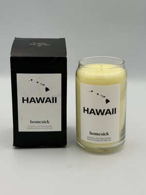 Homesick Premium Scented Candle Hawaii - Scents Pineapple, Coconut & More