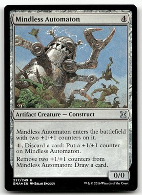 Mindless Automaton #227 (Foil) (LP) Eternal Masters EMA Magic MTG