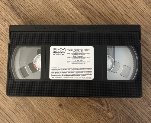 Tales from the Crypt - What's Cookin Split Personality As Ye Sow VHS 1992 Tested - Foto 3 di 7