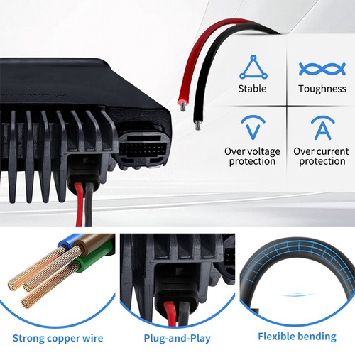 10PCS HKN4137 DC Power Cable For APX XPR XTL CDM CM GM MaxTrac XTL2500 XTL5000 - Zdjęcie 4 z 8