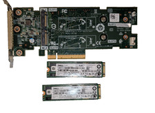Dell 061F54 BOSS-S1 PCIe RAID Controller Card w/ 2x Dell 240GB M.2 0T2GFX SSDs