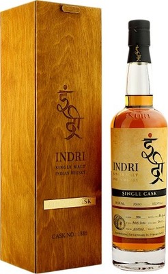 Indri 4 Jahre Peated Ex Bourbon Single Cask #1886 58.5% 0,7l