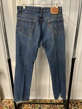 Vintage Levis 517 Jeans Mens 36x34 Blue Denim Bootcut Y2K True 35x34