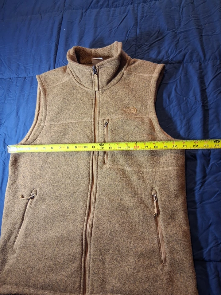 The North Face 男式棕色 Tsillan 背心带口袋,尺寸 M — 第 2/4 张图片