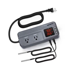 Inkbird ITC-608T Temperature Controller with Dual Temperature Sensor AC Dual ...