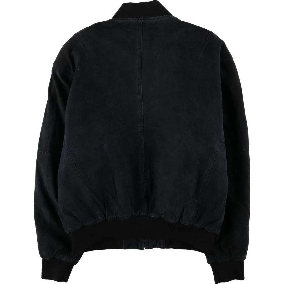 Used ALFANI padded suede leather jacket size L men's - Image 2 of 4