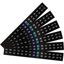 Bande thermomètre bâton horizontal 6 pièces
