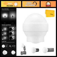 Collapsible Flash Diffuser Dome for Round Hea...