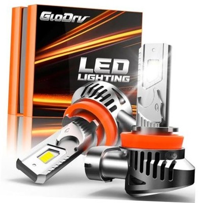 H 11 Light Bulbs for Cars, 6500K Cool White 95,000 LM 1500% Ultra H11/H8/H9 pro