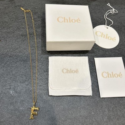 Chloe Women Necklace Initial F Limited Edition VHTF Rare Popular Products Fashio