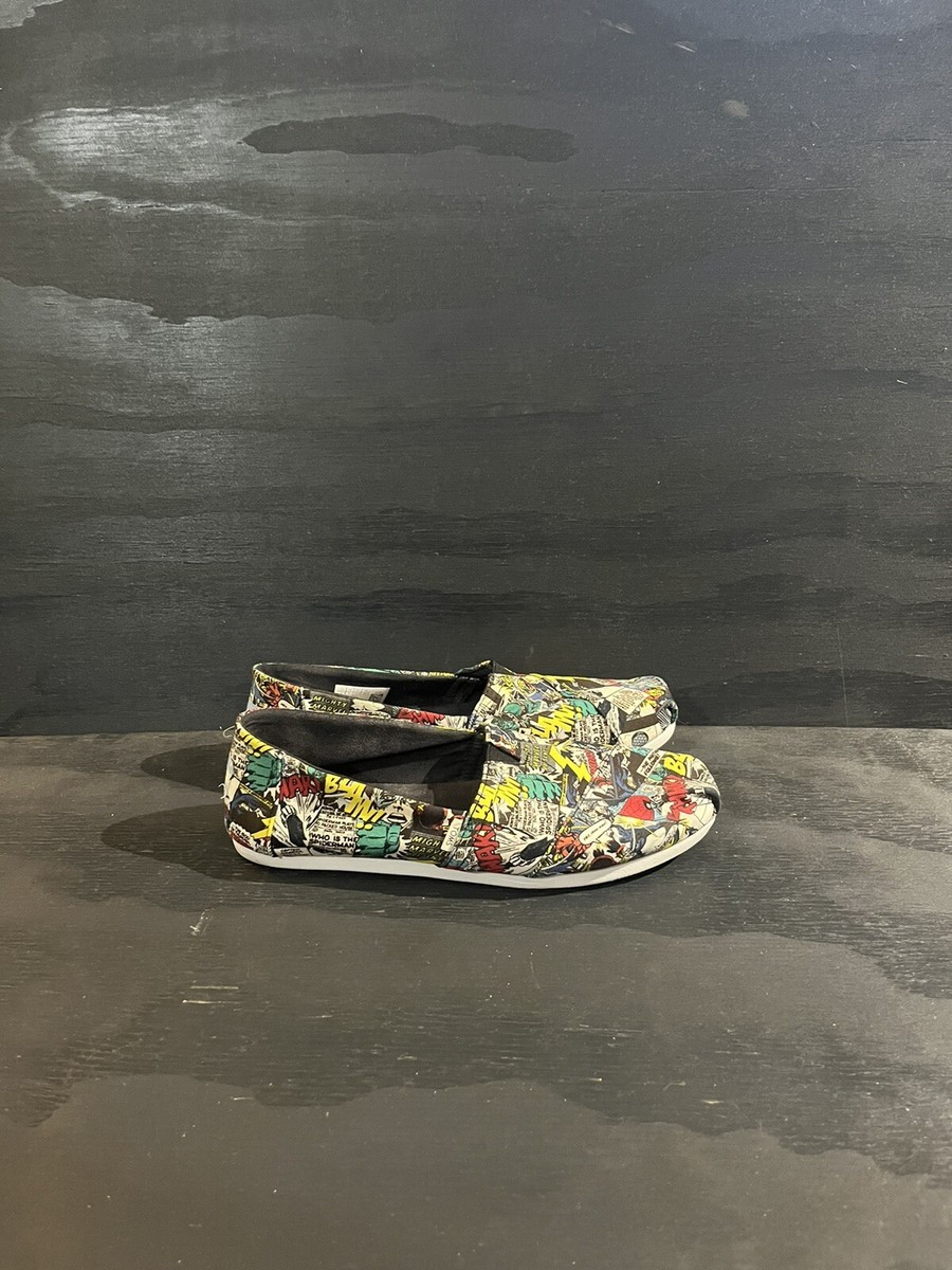 TOMS X Marvel Classic Womens Size Multi Marvel Comic Pop Hulk