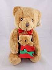 Russ Christofur Bear Plush Caress Soft Pets Sits 11" Stuffed Animal toy