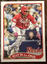 2024 Topps Series 1 - 1989 Topps Baseball #89B-69 Elly De La Cruz (RC)