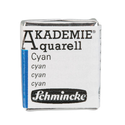 Schmincke AKADEMIE Aquarell Cyan Aquarell  16 448 044 1/2 Naepfchen