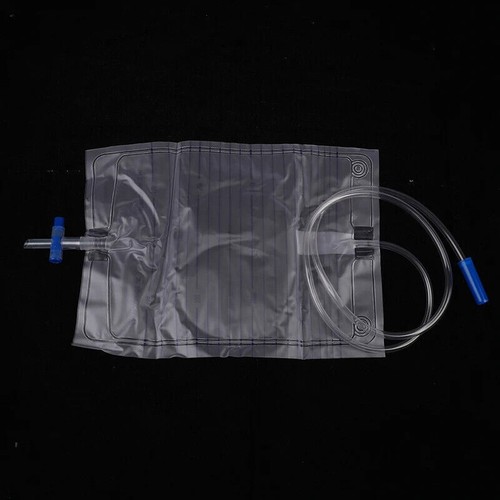 2000ml Urine Bag Unisex Anti-reflux With External Catheter Collector Disposable - Picture 16 of 17