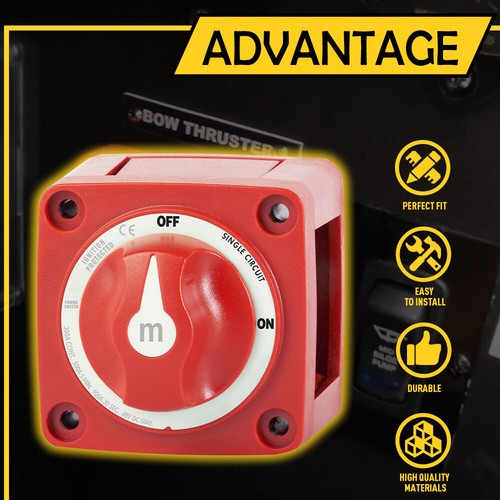 12-48V 6006 M-Series Battery Disconnect Switch On Off for Power marine boat RV‘s - Picture 5 of 12