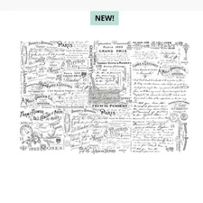 Zoey | 19" x 30" Fiber Decoupage | Redesign with Prima