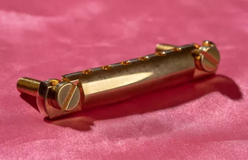 Vintage Spec Ultra Light Aged Gold Plated Lightweight Tailpiece Set for Gibson  