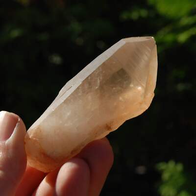 3'' 84g Pink Shadow Smoky Lemurian Seed Quartz Crystal Empathic Warrior, Brazil
