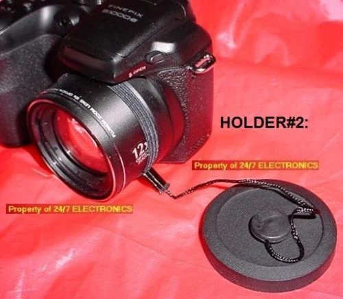 FRONT SLIP-ON LENS CAP to CAMERA FUJI S2950 S2990 S2800 S2700 HD FINEPIX+HOLDER - Image 4 of 4