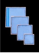 Copper Square Blanks, 1"-2" (10 Pack)