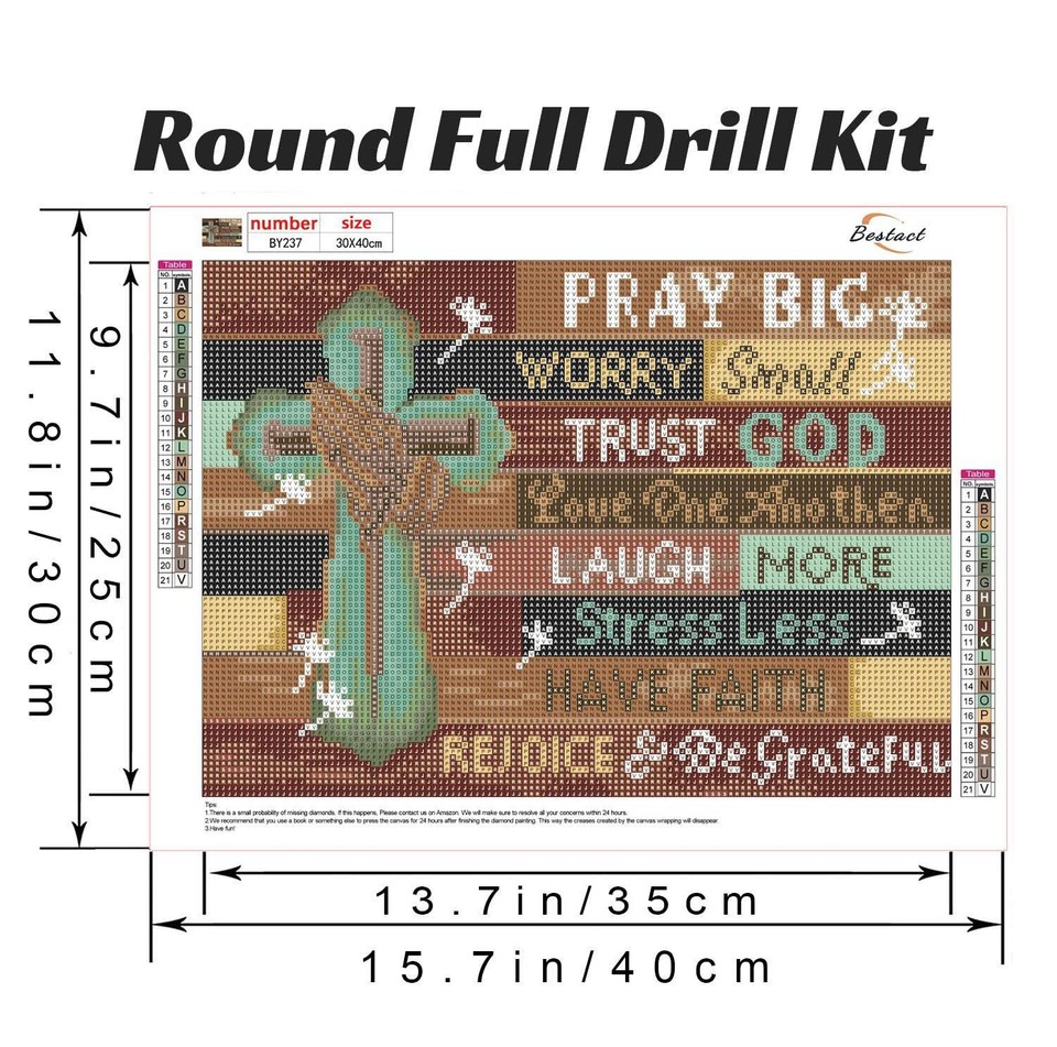 Diamond Painting Kits,Jesus Diamond Art Kit for Adults Full Round Drill